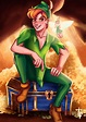 Peter Pan & Tink by Tainah Ferreira | Peter pan art, Peter pan, Peter ...