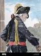 Federico II el Grande (1712-1786). El rey de Prusia. Dibujo por Adolph ...