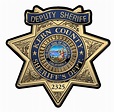 Kern County SHERIFF Deputy Personalized 15x15 Badge All Metal Sign With ...