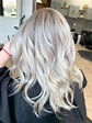 Ash cool blonde root smudge | Blonde roots, Hair, Hair styles