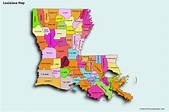 Create Custom Louisiana Map Chart with Online, Free Map Maker.