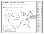 United States Blank Map Quiz Printable Valid United States Map Quiz ...