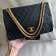 AUTHENTIC CHANEL 10.5" Classic Flap Bag with Mademoiselle Reissue Chain ...
