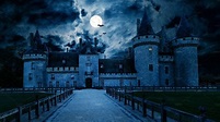 Haunted Gothic castle at night | Spooky house, Castle, Gothic castle