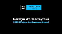 DOC NYC Visionaries Tribute 2022 - Geralyn White Dreyfous - YouTube