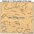Hot Springs Village Arkansas Street Map 0533482