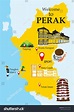 Map of Perak, state of Malaysia. - Royalty Free Stock Vector 2028418298 ...