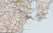 Historic Ordnance Survey Map of Falmouth, 1919