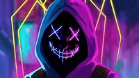 20+ Neon X Mask Wallpaper Pics