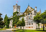 Queens University Theological Hall Building Stock Photo - Download ...