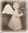 paper angels for crafts with kids | Ángeles de papel, Ángeles de ...