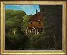 John Shelley, British b.1938- "Scene in Kent"; oil