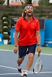 Henri Leconte lors de la sixième édition de l'Optima Open à Knokke en ...