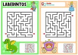 Laberintos para niños para imprimir