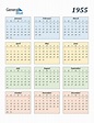 1955 June Calendar - Printable Calendar