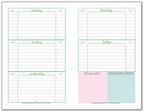 Getting Ready for Back to School - Student Planner Printables