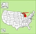 Where Is Michigan On The Map | Michigan Map