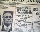 DEAN O'BANION Mobster Assassination MOB Boss GANGSTER Funeral 1924 Old ...