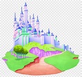 Ilustración del castillo, princesa aurora bella durmiente (princesa de ...