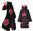 Disfraz De Naruto Akatsuki Ninja Abrigo Capa Cosplay Ropa Talla M ...