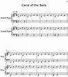 Carol of the Bells - Sheet music for Piano