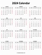 2024 calendar calendar quickly - 2024 yearly calendar in excel pdf and ...