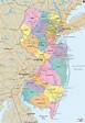 New Jersey Map Of Towns - Map