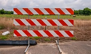 Road Block Sign Free Stock Photo - Public Domain Pictures