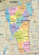 Map of Vermont State USA - Ezilon Maps