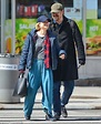 Alison Sudol and David Harbour stroll wearing very casual clothes ...