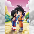 Goku Y Milk Niños Png : Hace mucho tiempo que no salía una escena linda ...