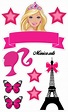 Topper Logo Barbie Mis Toppers Tus Toppers | vlr.eng.br