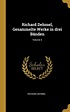 Richard Dehmel, Gesammelte Werke in drei Bänden; Volume 3 (Hardcover ...