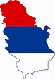 File:Flag map of Serbia (civil ensign).svg | Serbian flag, Serbia ...