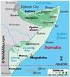 Somalia Large Color Map