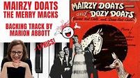 Mairzy Doats🐴 (The Merry Macs) - Backing Track & Lyrics 🎹 *F* - YouTube