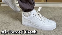 Air Force 1 Fresh Review& On foot - YouTube