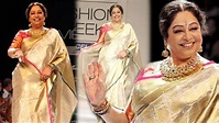actress kirron kher latest sarees collection - YouTube
