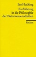 Hacking, Ian: Einführung in die Philosophie der Naturwissenschaften ...