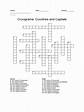 Crucigrama Countries and Capital b2411 6163c48b | PDF