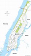 La isla de Manhattan mapa - Mapa de la isla de Manhattan, Nueva York ...