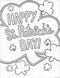Happy St. Patrick s Day Coloring Page - Free Printable Coloring Pages