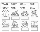 Vocabulary of toys worksheet | Live Worksheets