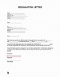 Free Resignation Letters | Templates (12) - PDF | Word – eForms