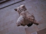 The Parthenon sculptures at the British Museum, London - purple ART