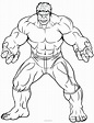 Hulk para colorear - COLOREA TUS DIBUJOS