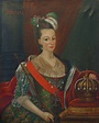 Rainha Dona Maria I de Portugal wearing jewels near regalia by ...