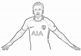 Harry Kane 8 Coloring Page - Free Printable Coloring Pages for Kids