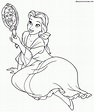 Dibujos de Bella de La Bella y la Bestia (Princesa Disney) para Colorear