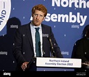 SDLP’s Matthew O’Toole giving his victory speech at the Northern ...